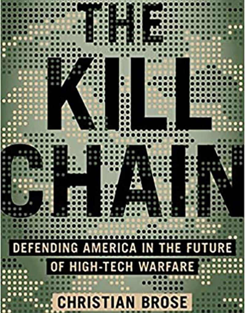 布罗斯新书《杀戮链:在未来的高科技战争中保卫美国》(The Kill Chain: Defending America in the Future of High-Tech Warfare)封面(亚马逊官网截图)