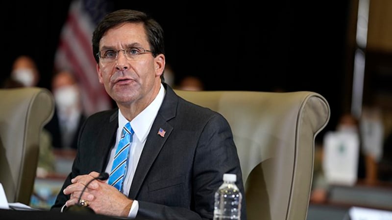 美国国防部长埃斯珀(Mark Esper)(美联社)