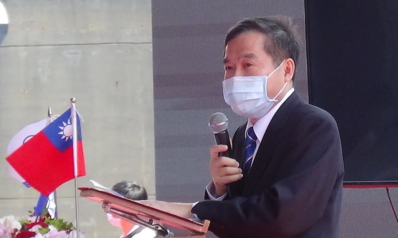 台船公司董事长郑文隆。(记者夏小华摄)